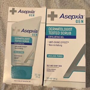 Asepxia Gen Dermatologist Tested Scrub Exfoliating Gel set of 2